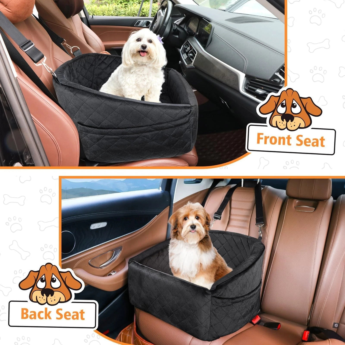 Cosy Dog Car Seat — Secure Booster Seat for Small & Medium Dogs