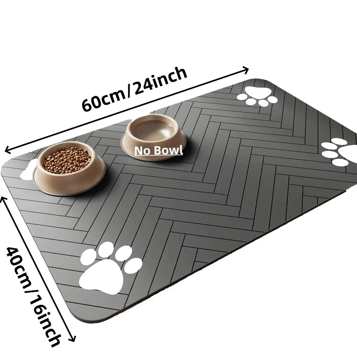 Pet Feeding Mat – Non-Slip Waterproof Placemat for Dogs & Cats