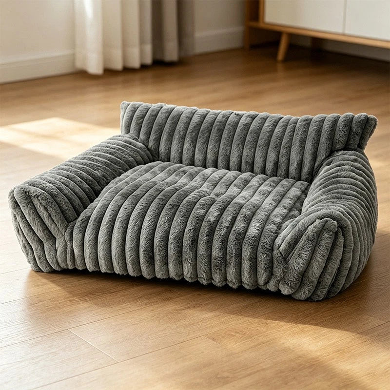 Cosy Raised Dog & Cat Bed — Elevated Pet Sofa Couch