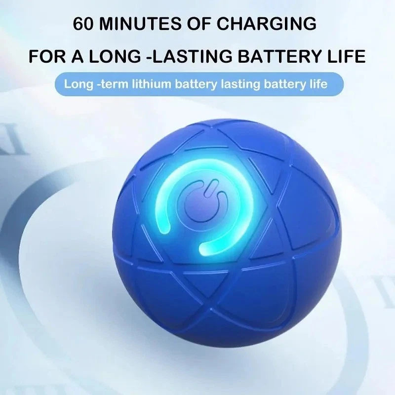 Smart Interactive Pet Ball — Automatic Moving & Bouncing Toy for Dogs & Cats