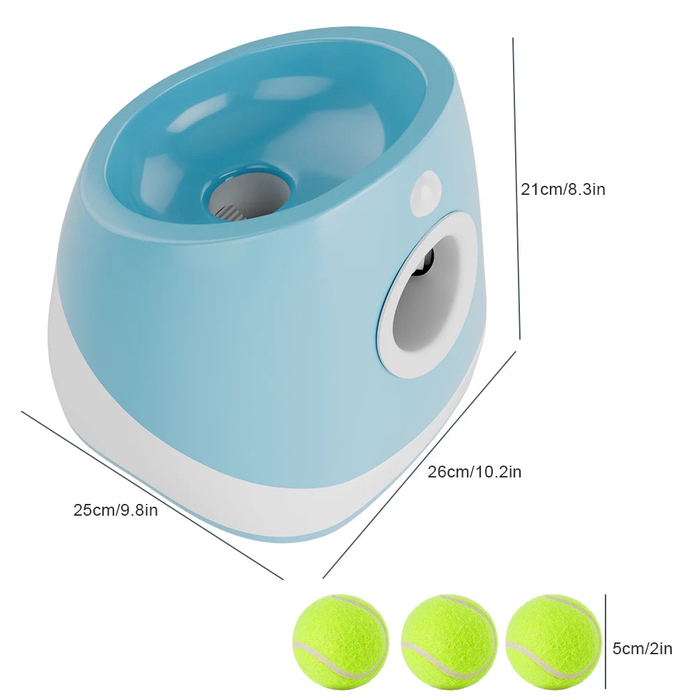 Automatic Dog Ball Launcher – Interactive Fetch Toy with 3 Tennis Balls