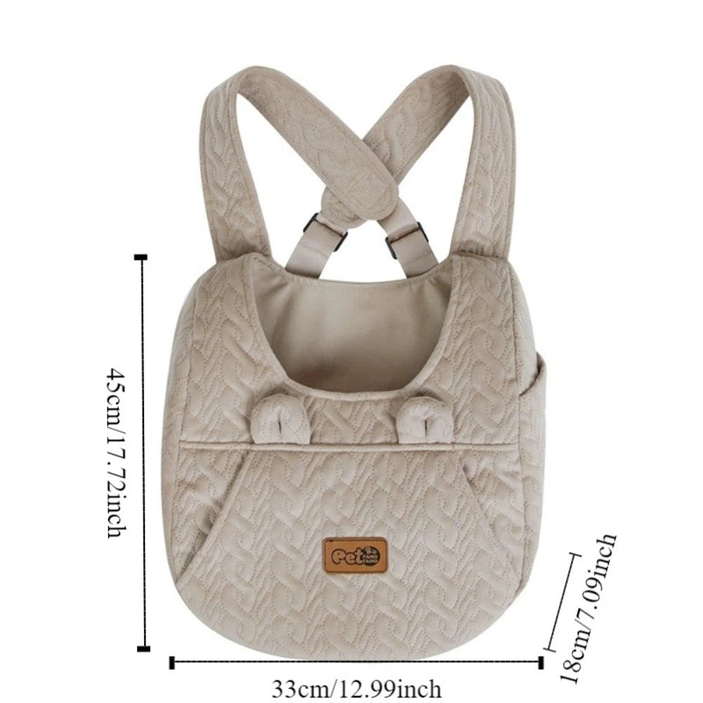 Pet Carrier Backpack — Comfortable Travel Bag for Small Dogs & Cats