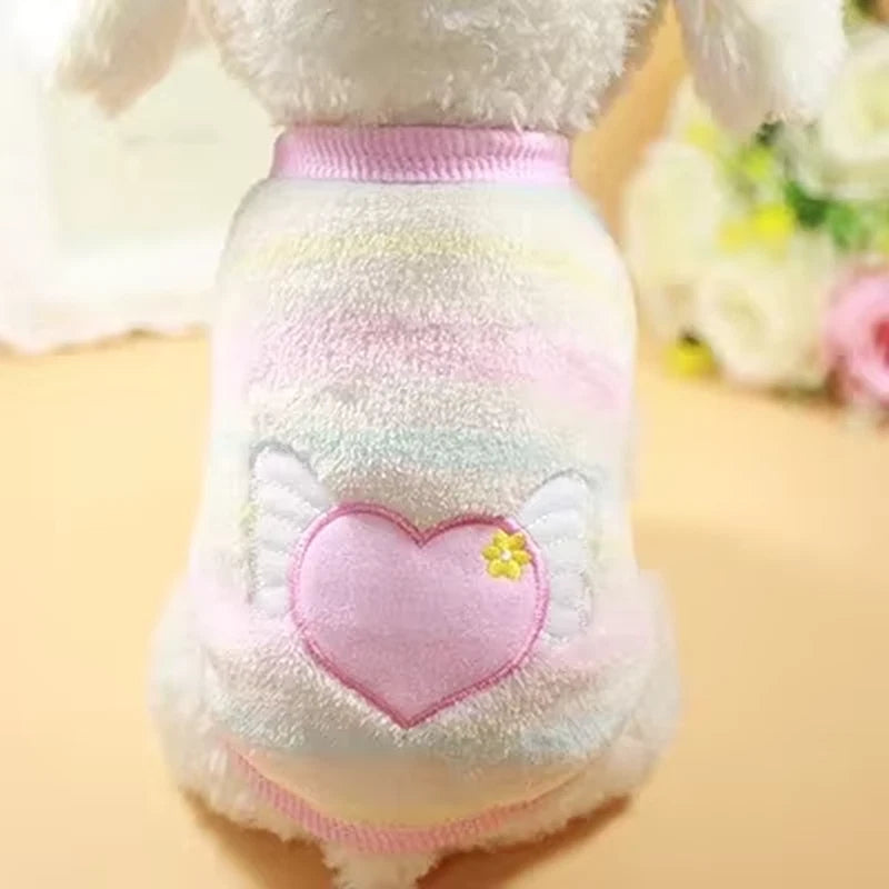 Warm & Wonderful — Adorable Cartoon Fleece Sweater for Small Dogs & Cats