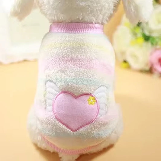 Warm & Wonderful — Adorable Cartoon Fleece Sweater for Small Dogs & Cats