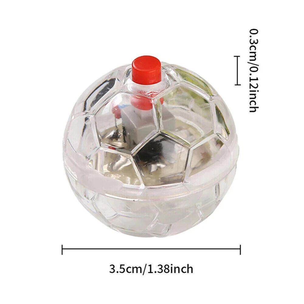 LED Light-Up Cat Balls — Motion Activated Interactive Toy for Cats & Kittens