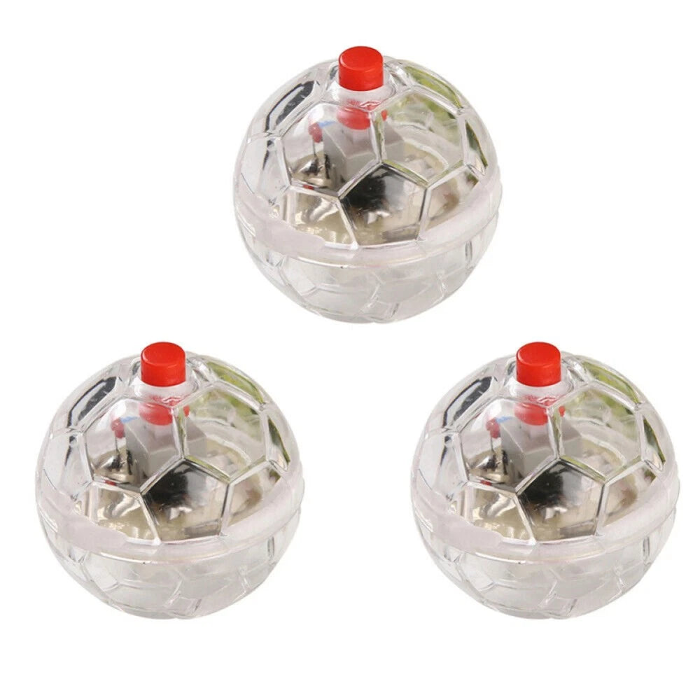 LED Light-Up Cat Balls — Motion Activated Interactive Toy for Cats & Kittens