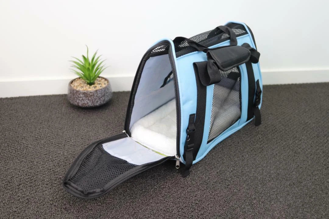 Soft Cat Carrier Bag — Foldable Travel Carrier for Cats & Kittens