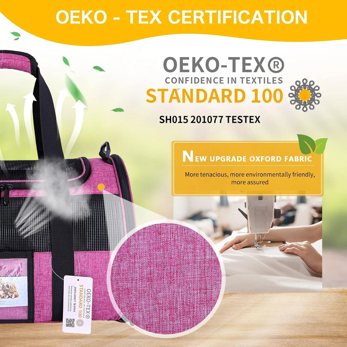 Pink Cat Carrier — Soft Travel Bag for Cats, Kittens & Small Dogs