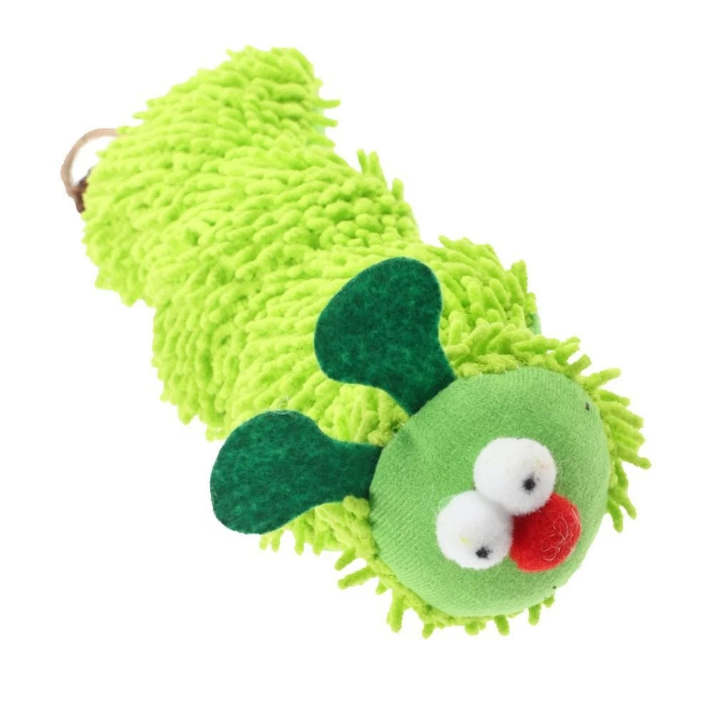 Caterpillar Plush Catnip Toy — Interactive Chew & Play Toy for Cats