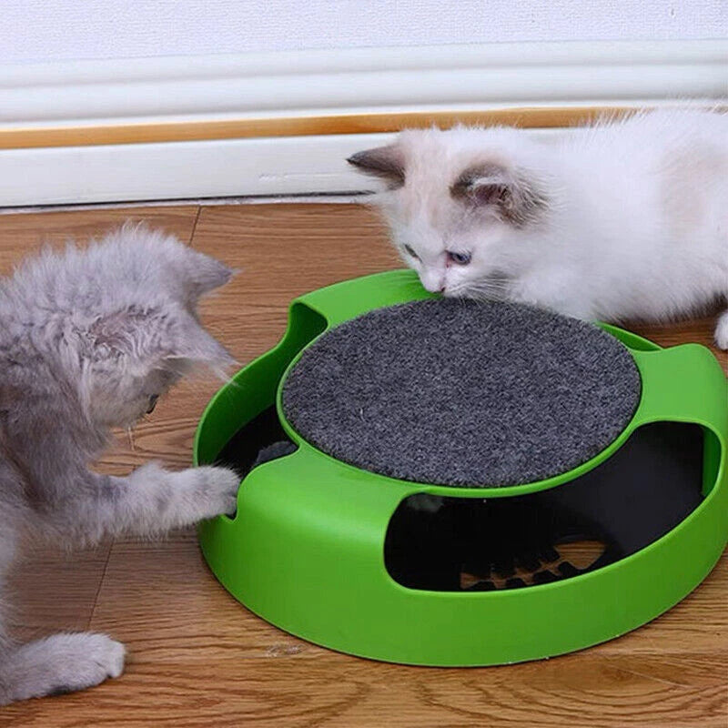 Interactive Cat Toy — Catch the Mouse Chase & Scratch Toy for Cats & Kittens