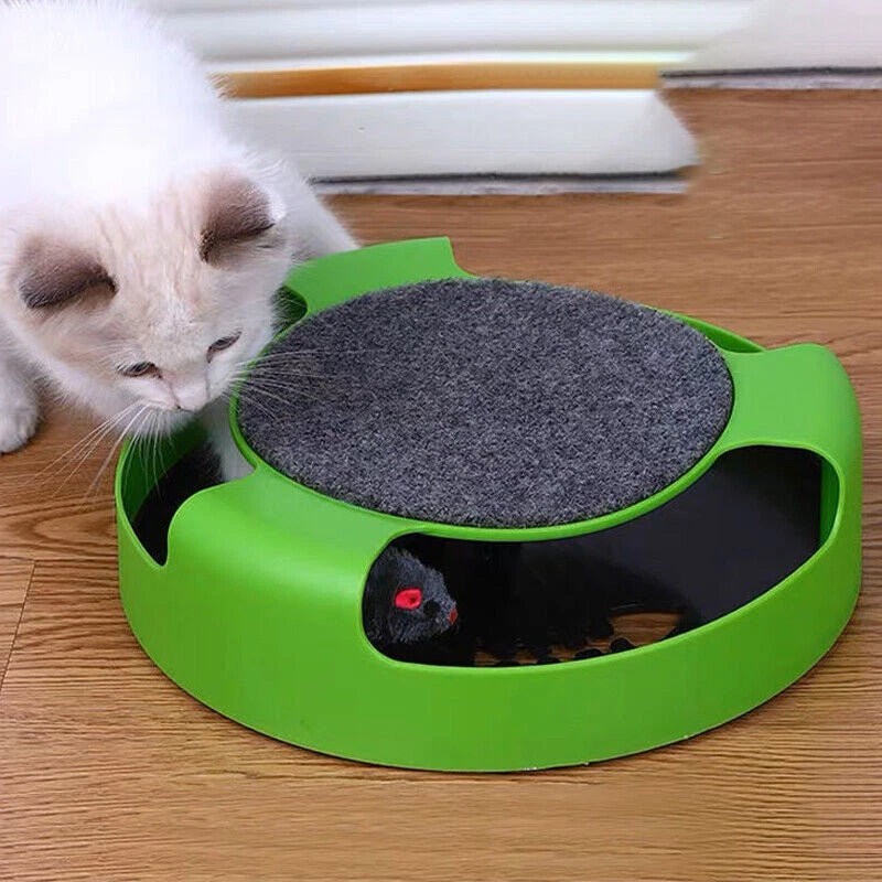 Interactive Cat Toy — Catch the Mouse Chase & Scratch Toy for Cats & Kittens