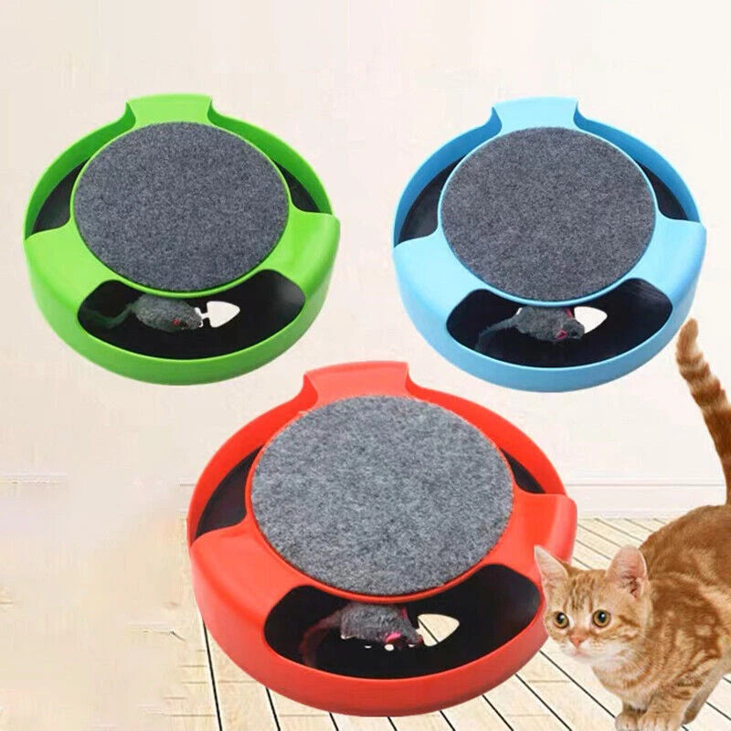 Interactive Cat Toy — Catch the Mouse Chase & Scratch Toy for Cats & Kittens