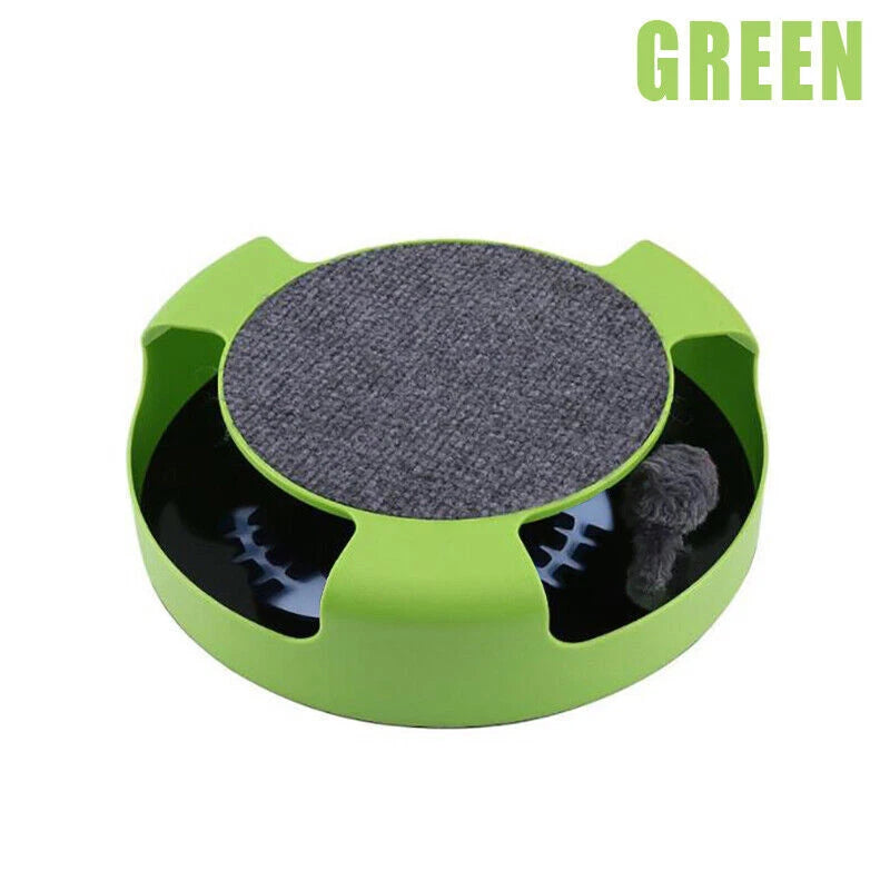 Interactive Cat Toy — Catch the Mouse Chase & Scratch Toy for Cats & Kittens
