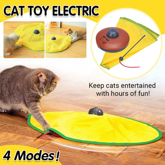 Pounce Time — Interactive Electronic Moving Mouse Chase Toy for Cats