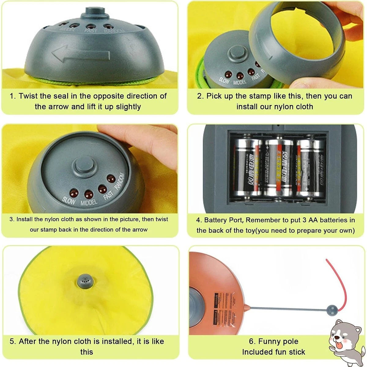 Pounce Time — Interactive Electronic Moving Mouse Chase Toy for Cats