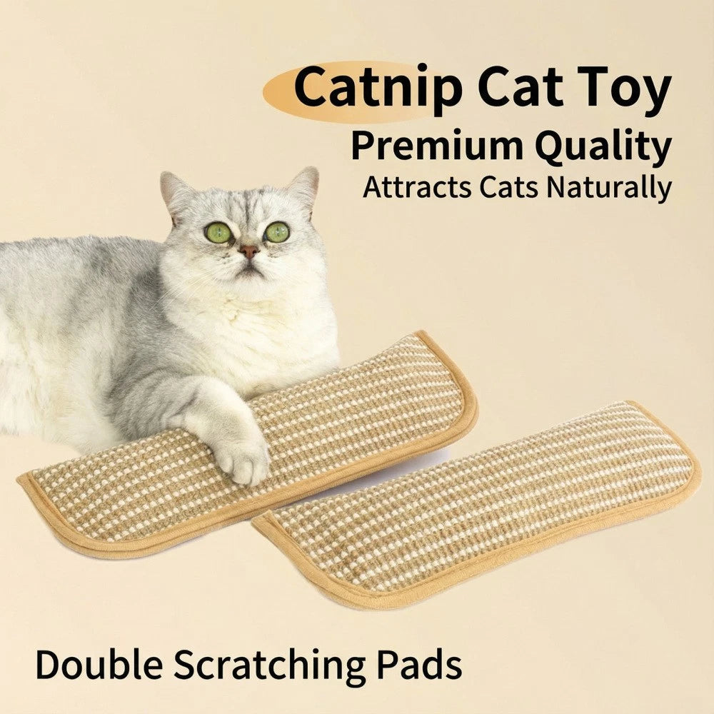 Catnip Kicker Pillow — Interactive Chew, Scratch & Play Toy for Indoor Cats
