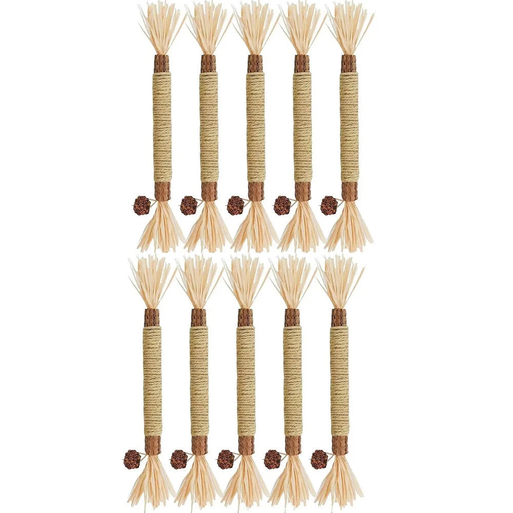 Silvervine Cat Dental Chew Toy — Natural Matatabi Teeth Cleaning Stick