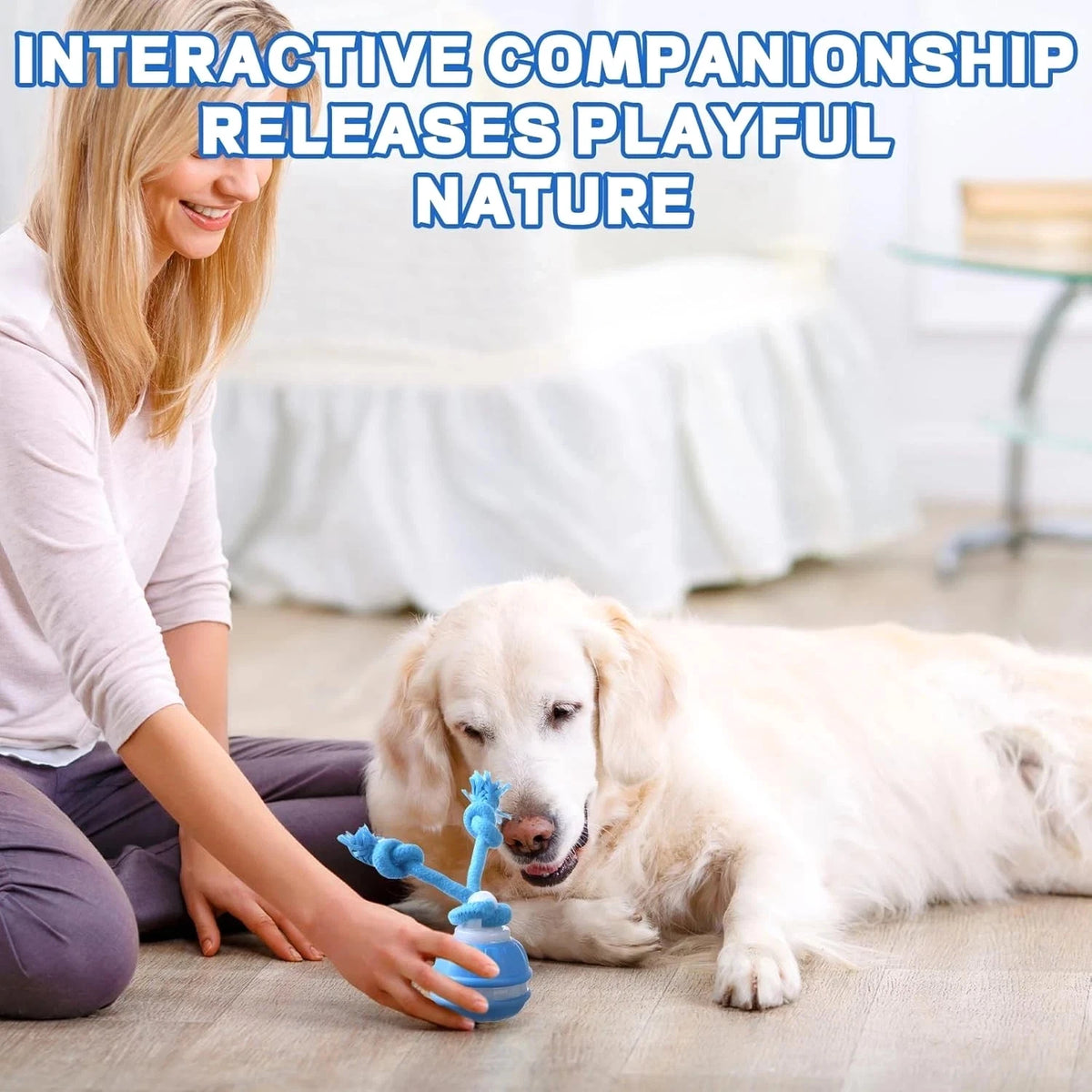 Chase & Play — Interactive Automatic Moving Ball Toy for Dogs