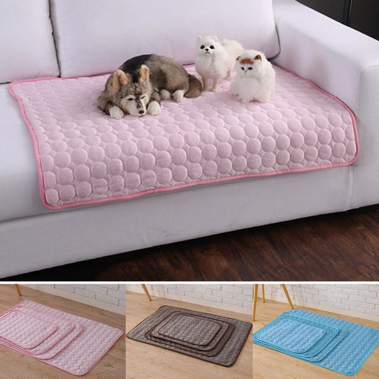 Cooling Pet Mat — Summer Bed Pad for Dogs & Cats