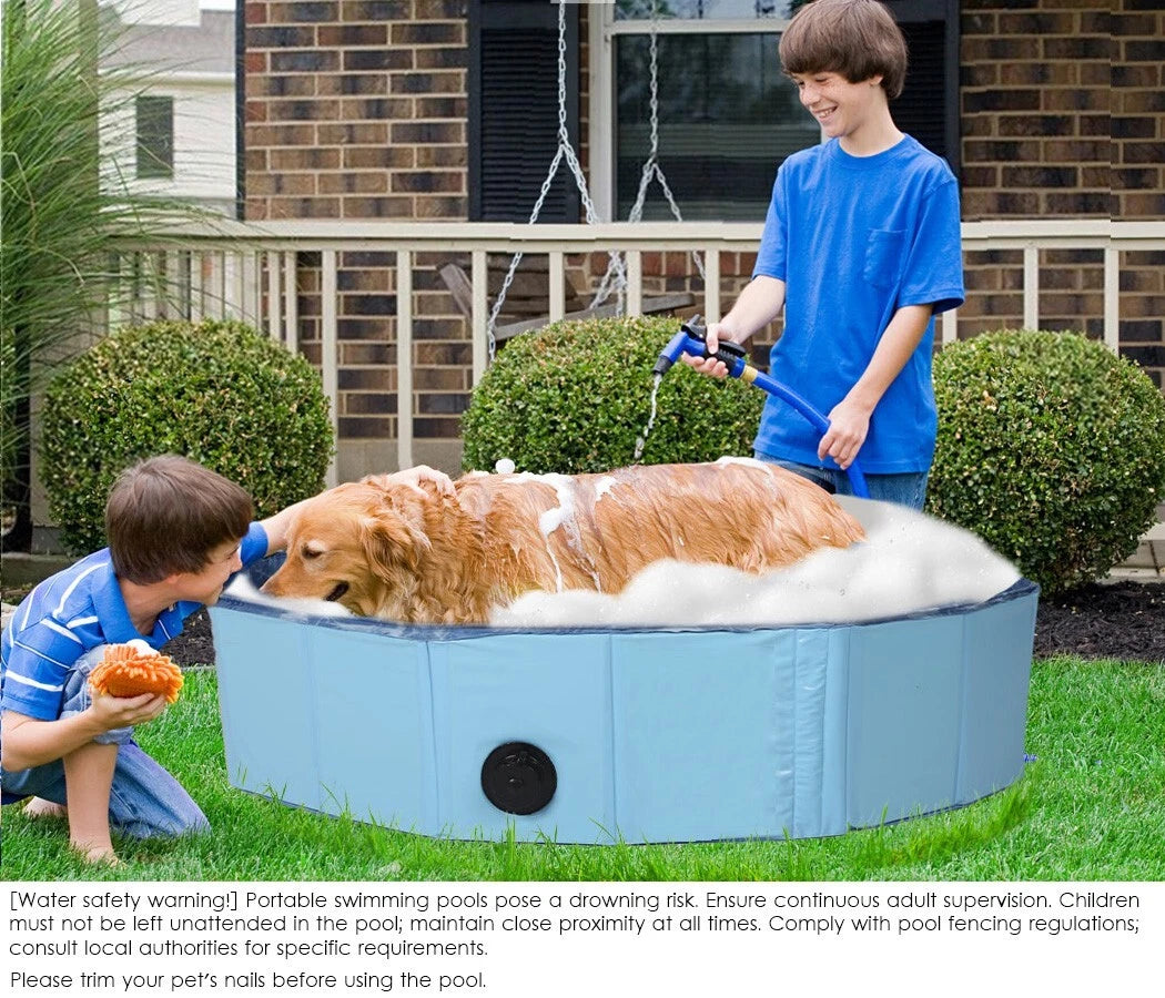 Portable Dog Pool – Foldable Pet Bath & Summer Splash Pool