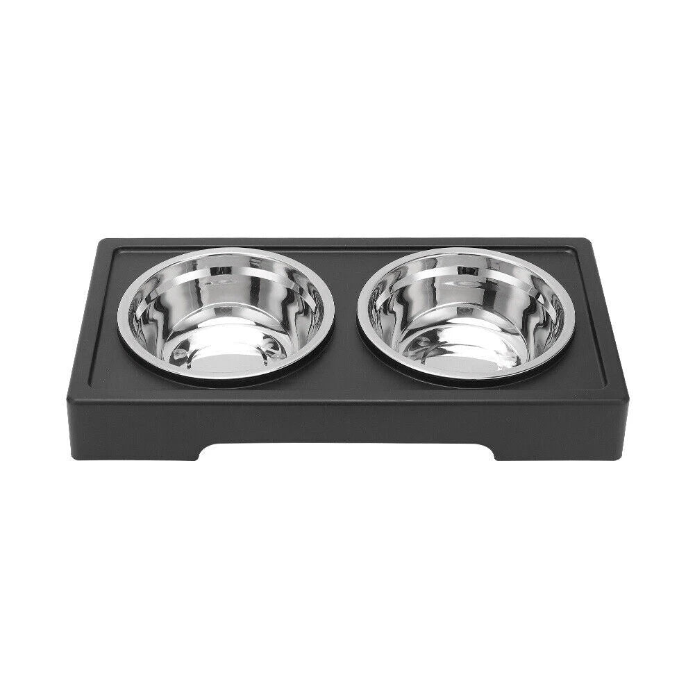 Happy Mealtimes – Adjustable Raised Dog Feeder with Stainless Steel Bowls