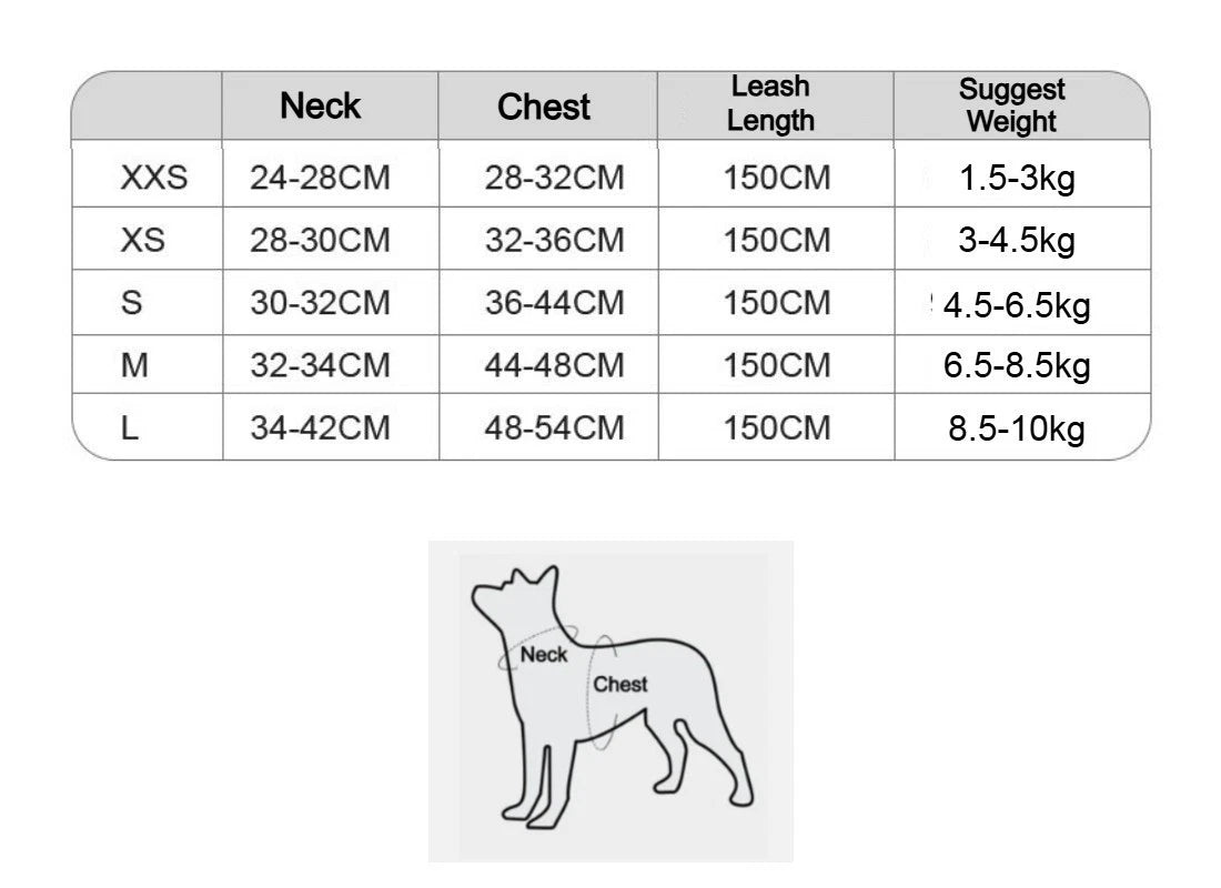 Reflective Pet Harness & Lead – Adjustable Mesh Walking Set for Dogs & Cats