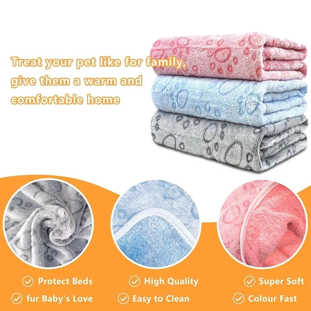Cosy Pet Blanket — Soft Fleece Mat for Dogs, Cats & Puppies