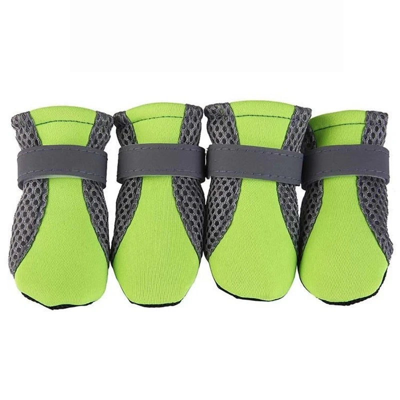Breathable Waterproof Dog Shoes — Anti-Slip Outdoor Walking Boots for Small Dogs