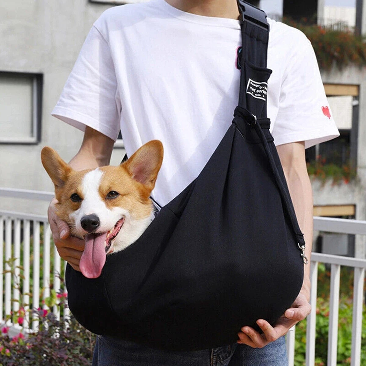 Pet Carrier Bag — Foldable Breathable Sling for Small & Medium Dogs and Cats