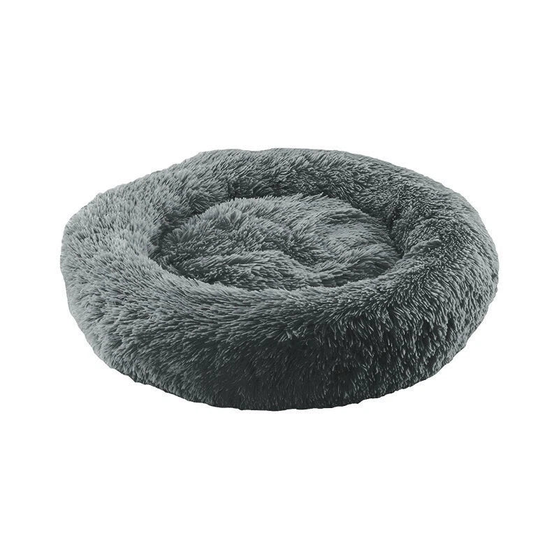 Cosy Calming Pet Bed — Fluffy Donut Cushion for Dogs & Cats