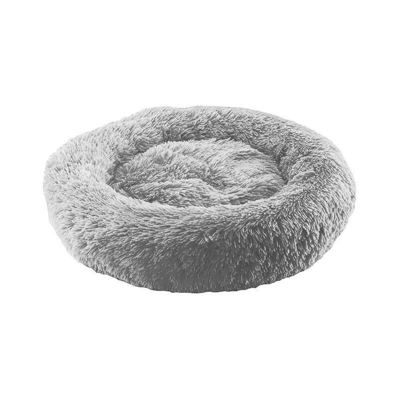 Cosy Calming Pet Bed — Fluffy Donut Cushion for Dogs & Cats