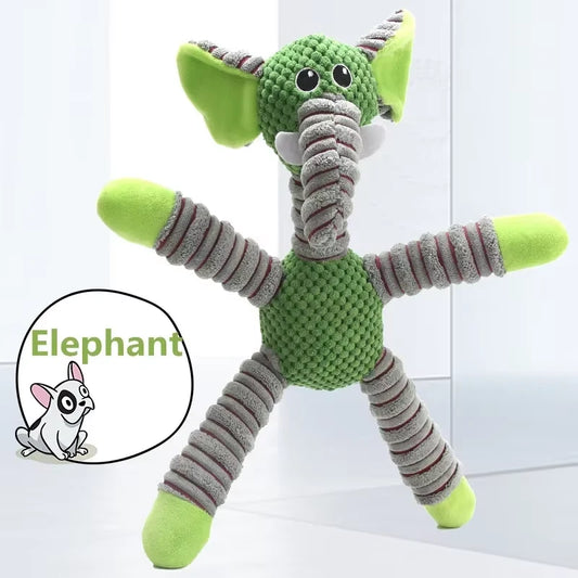 Large Squeaky Plush Dog Toy – Interactive Chew, Fetch & Dental Play Toy