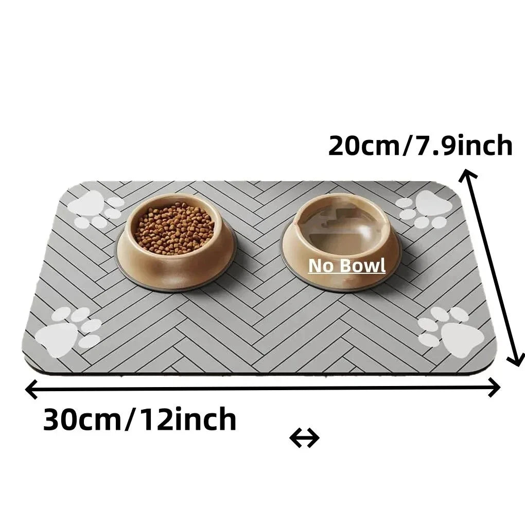 Pet Feeding Mat – Non-Slip Waterproof Placemat for Dogs & Cats