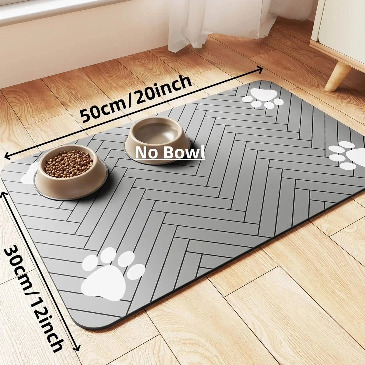Pet Feeding Mat – Non-Slip Waterproof Placemat for Dogs & Cats