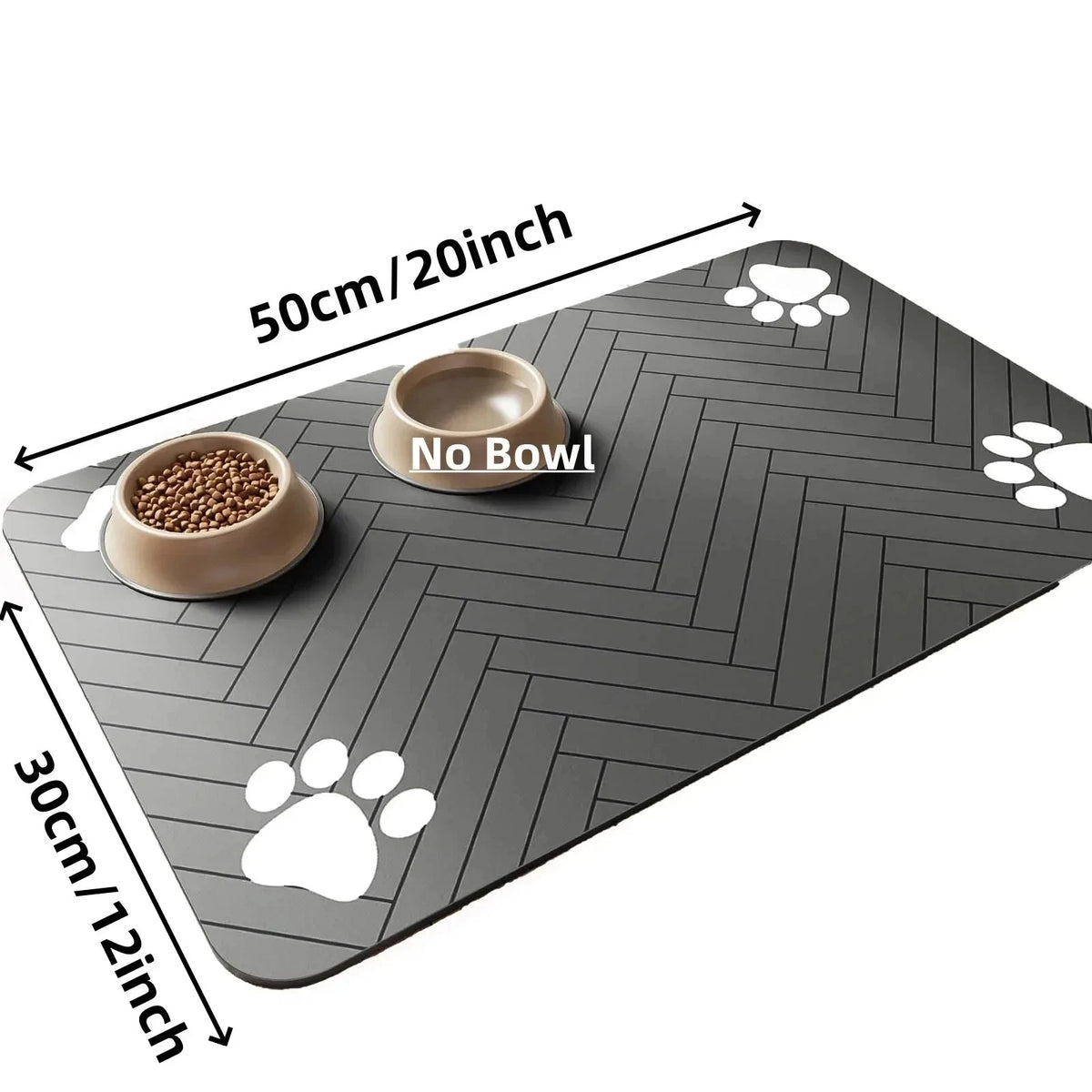 Pet Feeding Mat – Non-Slip Waterproof Placemat for Dogs & Cats