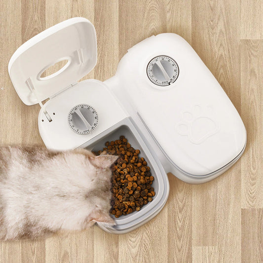 Automatic Pet Food Dispenser – Timed Portion Feeder for Dogs & Cats