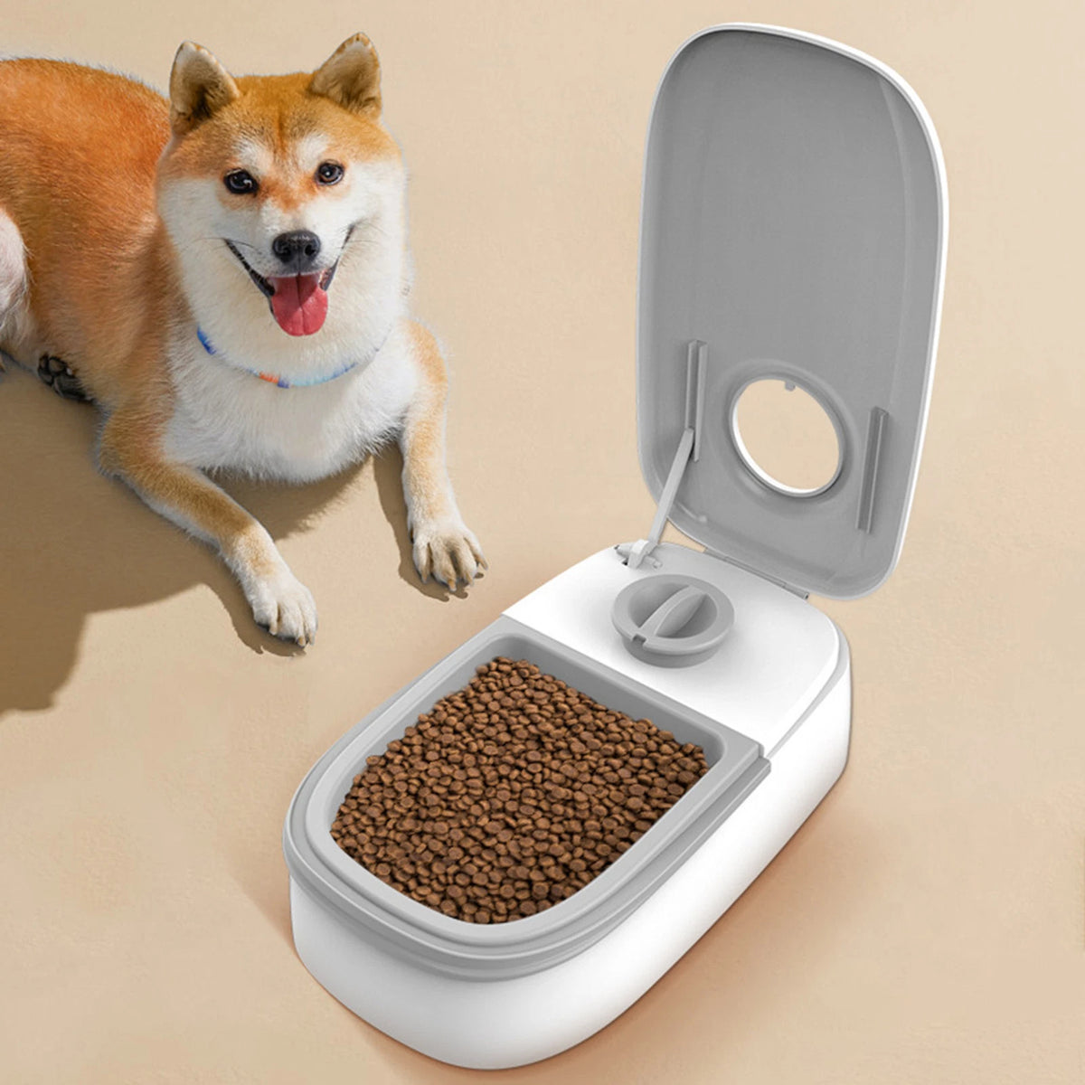 Automatic Pet Food Dispenser – Timed Portion Feeder for Dogs & Cats