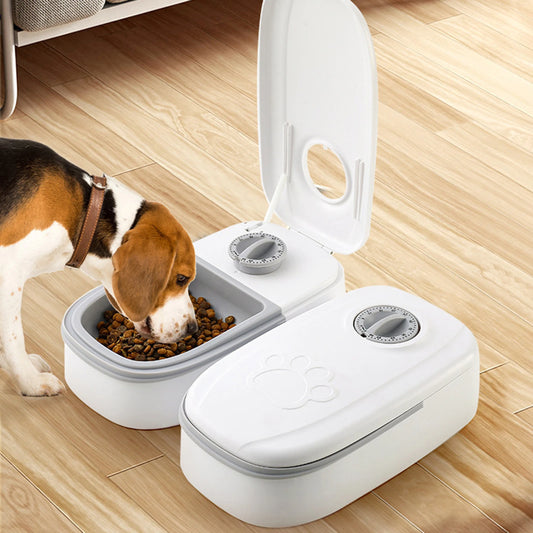 Automatic Pet Food Dispenser – Timed Portion Feeder for Dogs & Cats