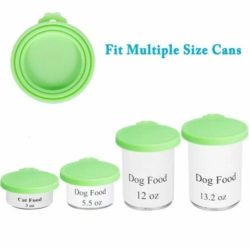 Dog & Cat Food Can Cover – Reusable Silicone Lid for Wet Pet Food