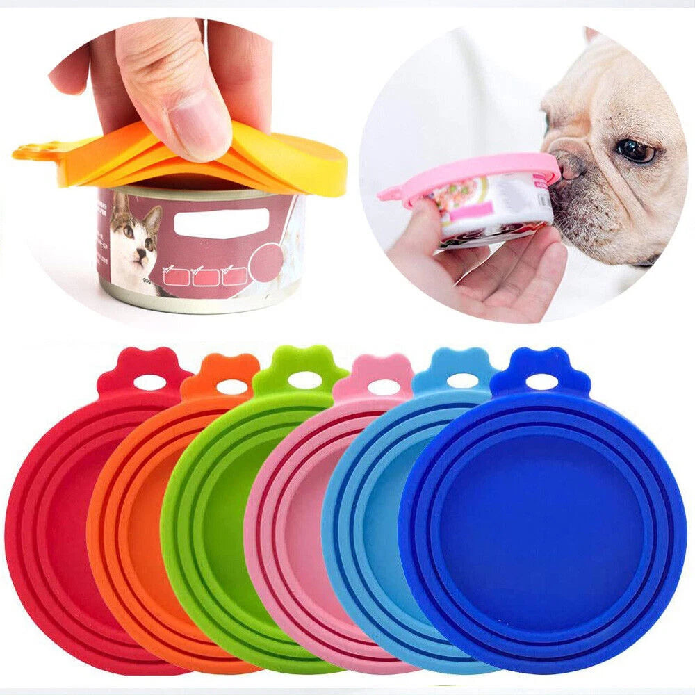 Dog & Cat Food Can Cover – Reusable Silicone Lid for Wet Pet Food