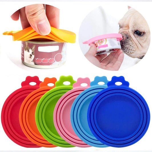 Dog & Cat Food Can Cover – Reusable Silicone Lid for Wet Pet Food