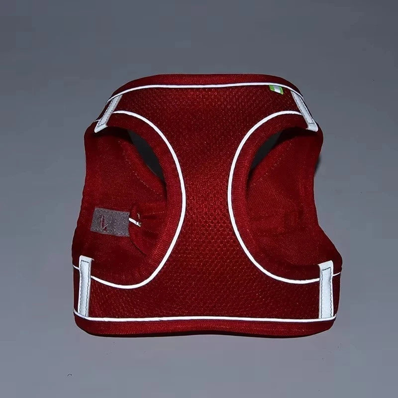 Reflective Pet Harness & Lead – Adjustable Mesh Vest for Dogs, Cats, Puppies & Kittens