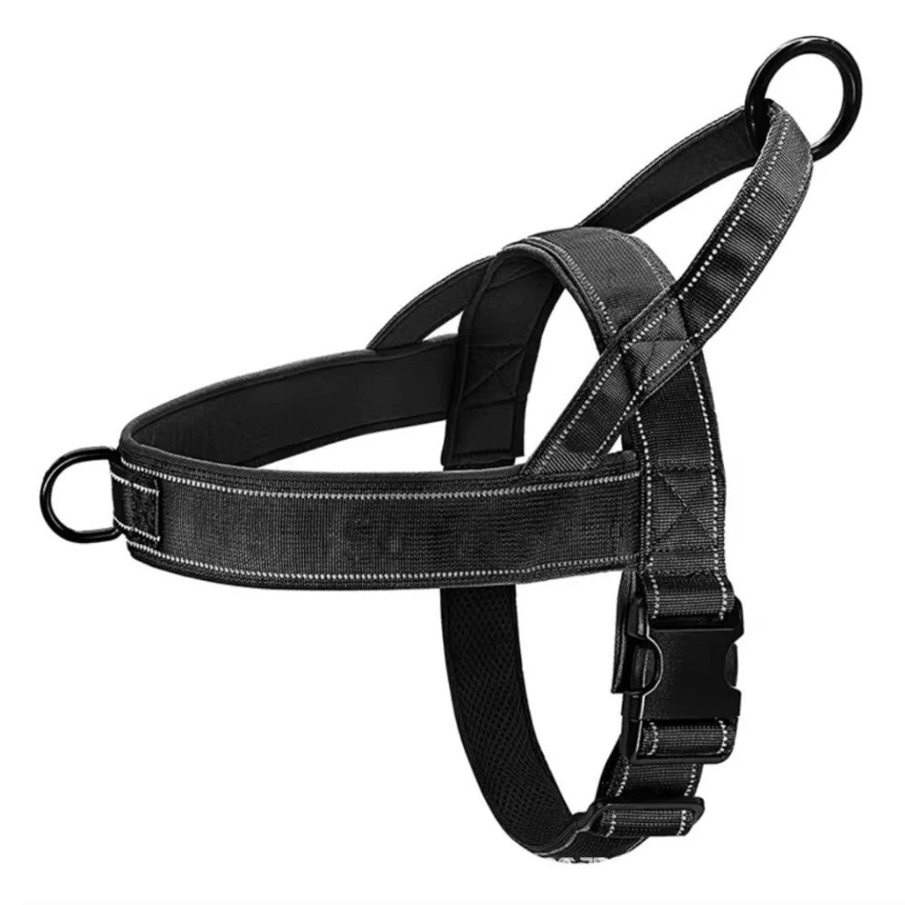 Nylon Dog Harness – Adjustable No-Pull Walking Vest for Dogs