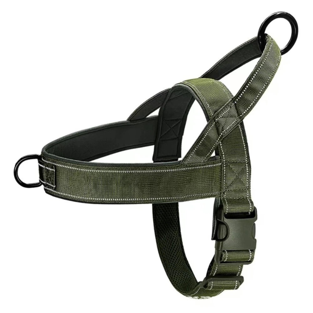 Nylon Dog Harness – Adjustable No-Pull Walking Vest for Dogs