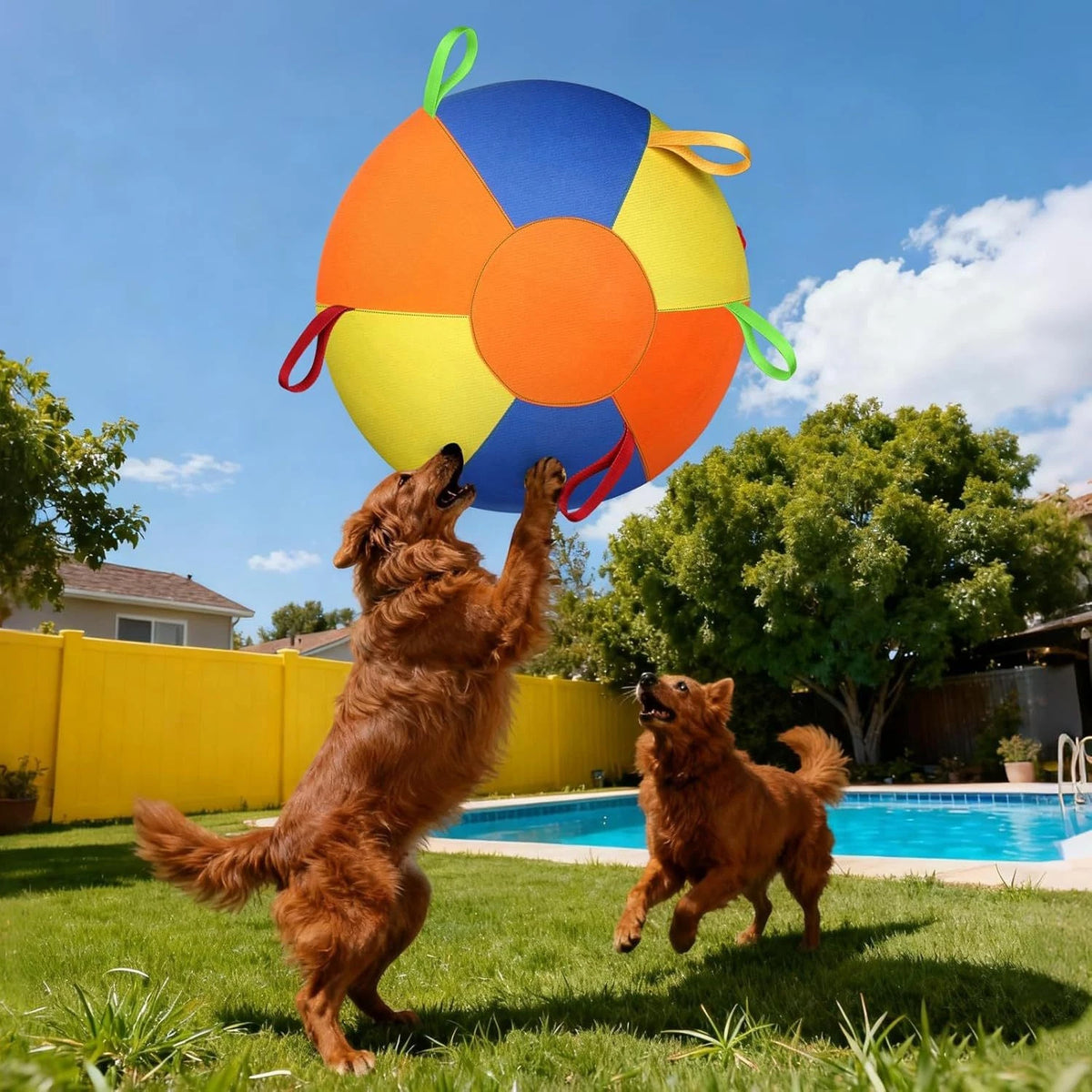 Large Dog Herding Ball — Interactive Inflatable Toy for Active Play