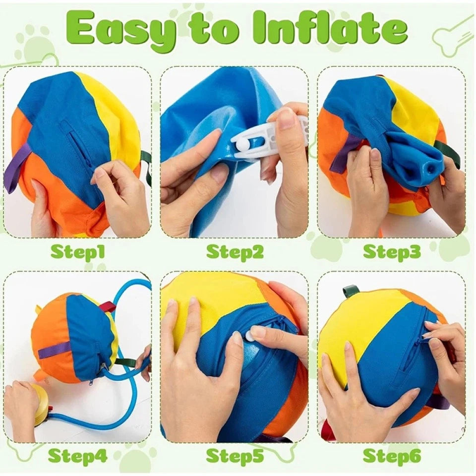 Large Dog Herding Ball — Interactive Inflatable Toy for Active Play