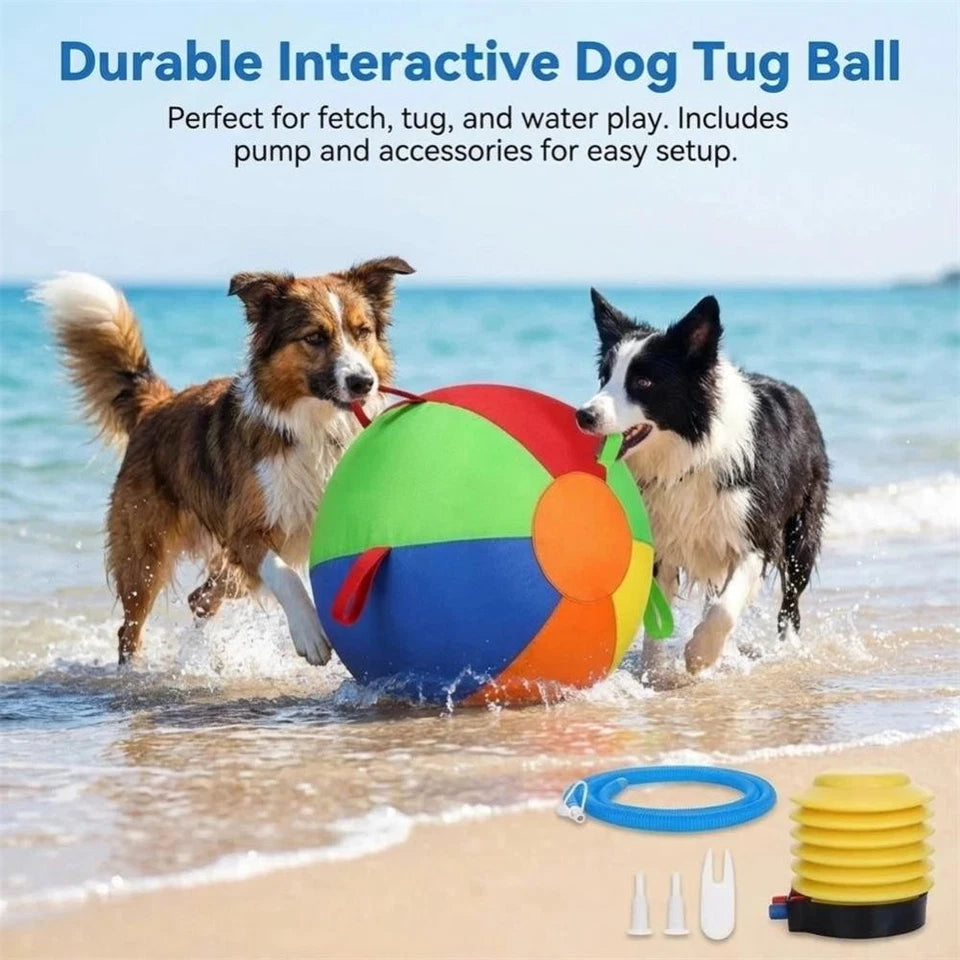 Large Dog Herding Ball — Interactive Inflatable Toy for Active Play