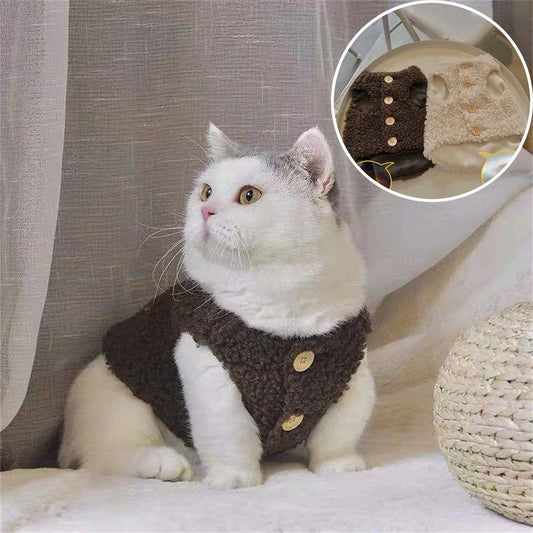 Fluffy Fleece Vest — Cute & Cosy Kitty Couture