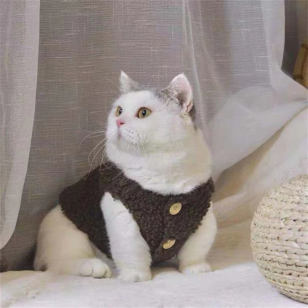Fluffy Fleece Vest — Cute & Cosy Kitty Couture