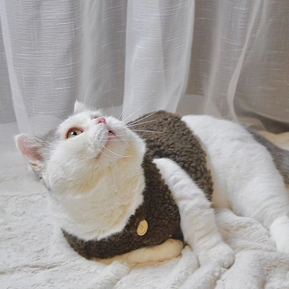 Fluffy Fleece Vest — Cute & Cosy Kitty Couture